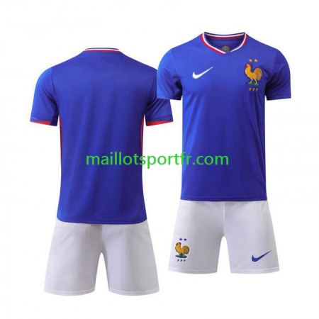 Maillot de Foot France Enfant Domicile UEFA Euro 2024
